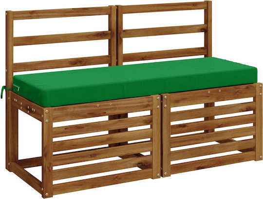 vidaXL Pernă De Bancă De Grădină Soest Verde 2 Bucăți 40x120 Cm