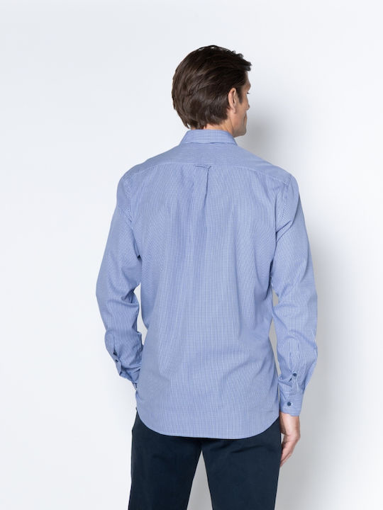 Long Sleeve Blue Shirt