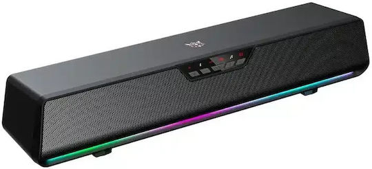 L13 Wireless 7.1 Computer Speakers with RGB Lighting and 5W Power Black