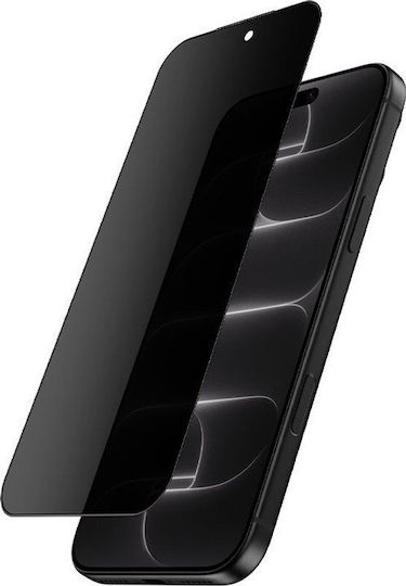 Crong Privacy 3D Armour Glass Folie de Sticlă Securizată Privacy Pentru iPhone 18 Pro Max Crgp3dagip1869p