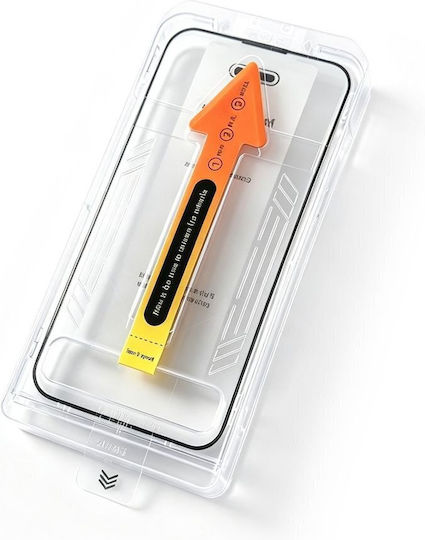 Tfo Staubfreies gehärtetes Glas Easy Fit für iPhone 14 Pro 15 16