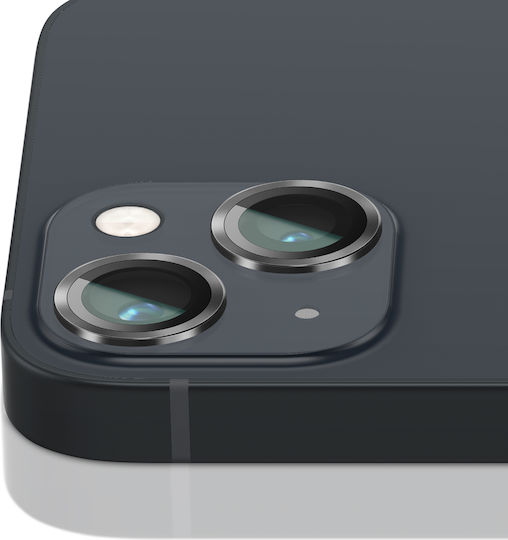Zanaé Kameralinsenschutz iPhone 13 Kratzfestes Gehärtetes Glas Graphit