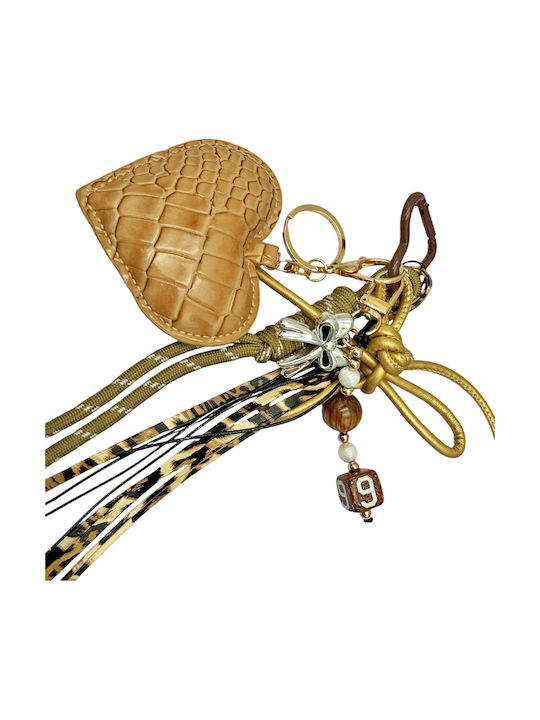 3-2701 Playful 3D Heart Keychain Savil