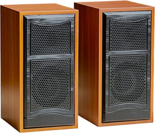 FT-102 Компютърни Говорители 2.0 с Мощност 6 W Светлокафяви