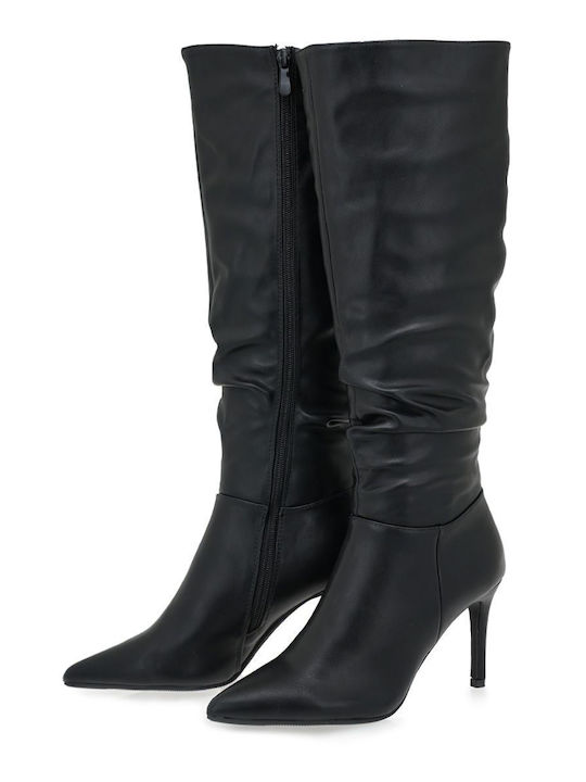 Women's High Heel Boots Black