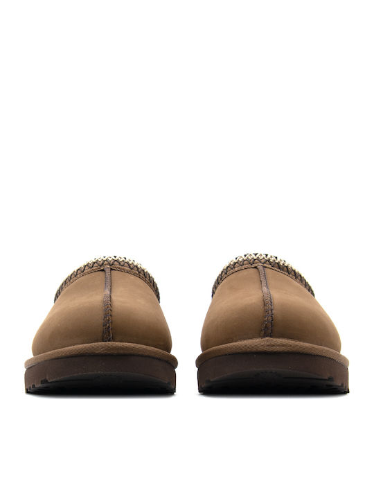 UGG Tasman Papuci de Iarnă pentru Femei din Piele de Căprioară Maro