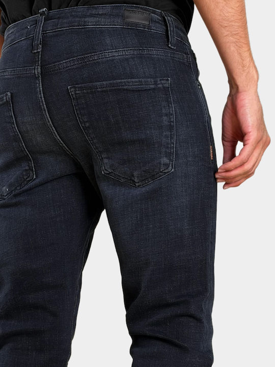 Мъжки еластични дънки със Slim Fit кройка Blue