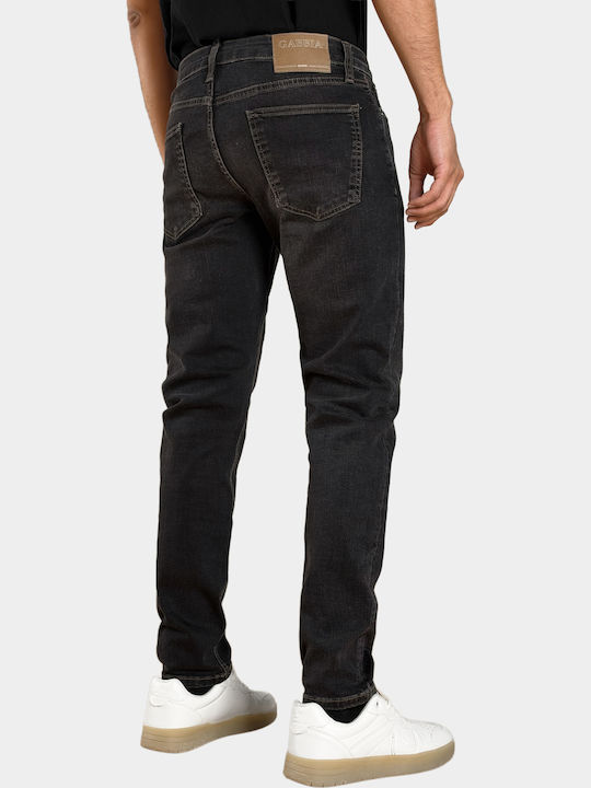 Мъжки Еластични Дънки Slim Fit Jeans Black
