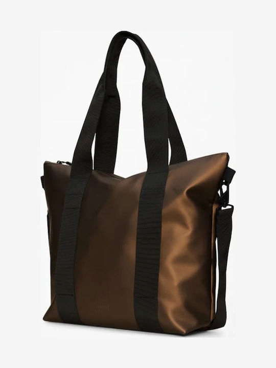 Rains Tote Geantă de Umăr / Crossbody pentru Bărbați Maro