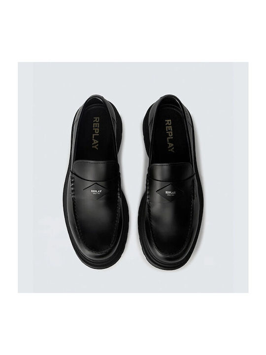 Pierce Men's Moccasins in Black Colour