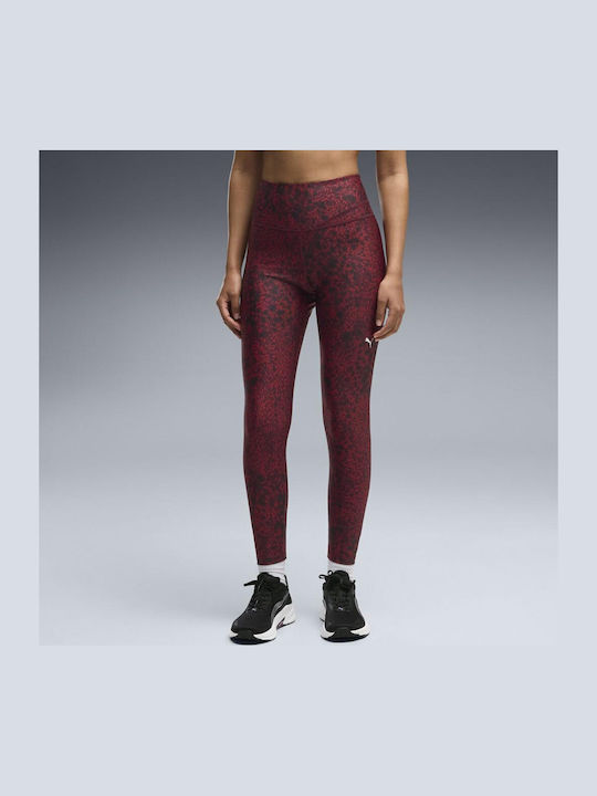 Training Γυναικείο Cropped Κολάν Ψηλόμεσο Ruby Noir