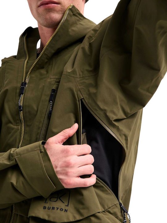 Burton Cyclic 307631-E7N Ανδρικό Μπουφάν Gore-Tex για Σκι & Snowboard Πράσινο