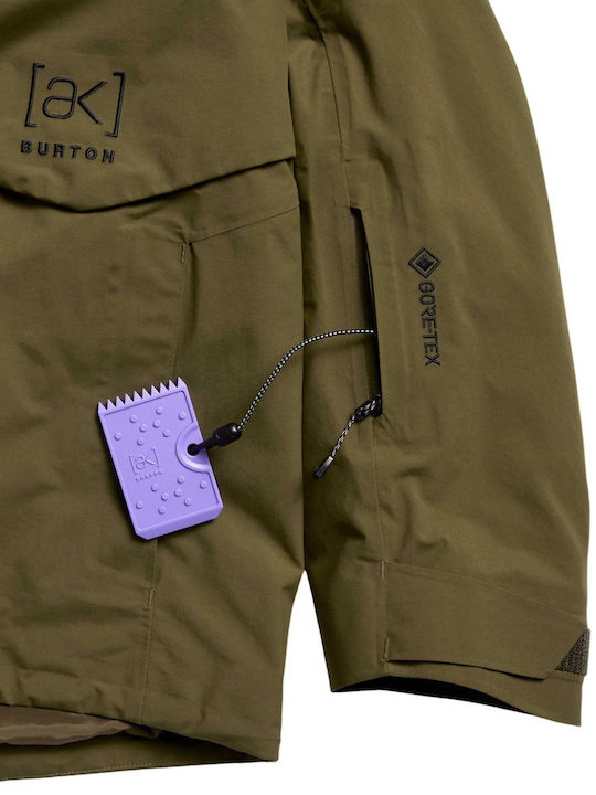 Burton Cyclic 307631-E7N Ανδρικό Μπουφάν Gore-Tex για Σκι & Snowboard Πράσινο