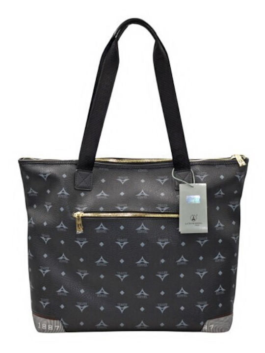 Leather Women's Shopper Bag Black