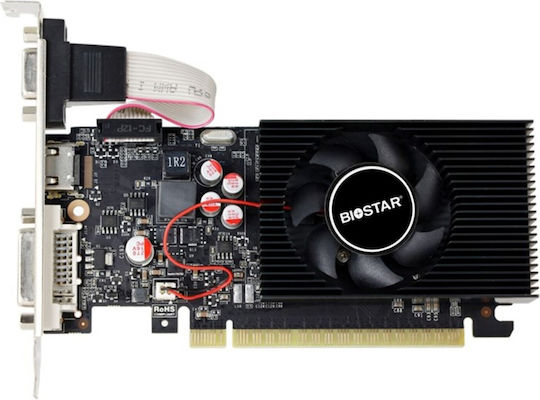 Biostar GeForce GT 210 1GB GDDR3 Κάρτα Γραφικών