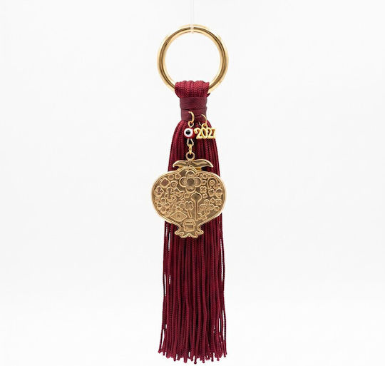 Grekas Handmade Hanging Burgundy Pomegranate Lucky Charm 17cm