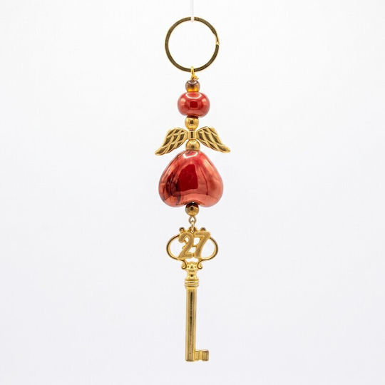 Grekas Hanging Lucky Charm Angel Red 18cm