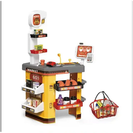 Woopie Super Market with Cash Register & Accessories for Ages 3+