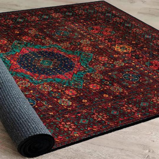 Conceptum Hypnose Wooson Rug Rectangular Burgundy-multi