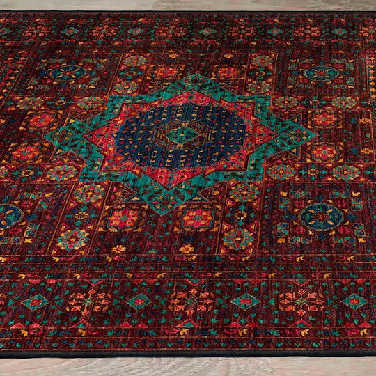 Conceptum Hypnose Wooson Rug Rectangular Burgundy-multi