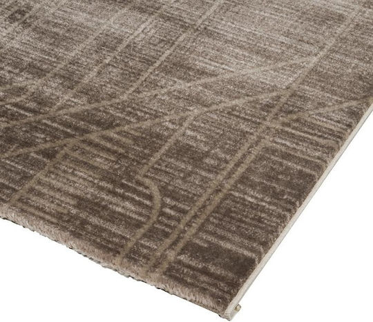 Isexan Allegra Rectangular Living Room Rug Beige 133x195cm