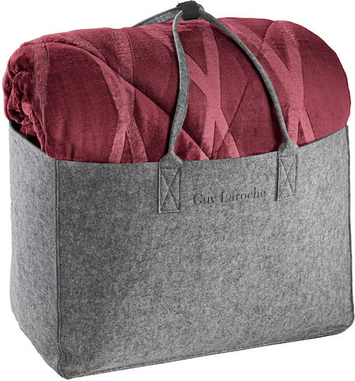 Guy Laroche Double Comforter 220x240 cm Zadic Red 530 GSM