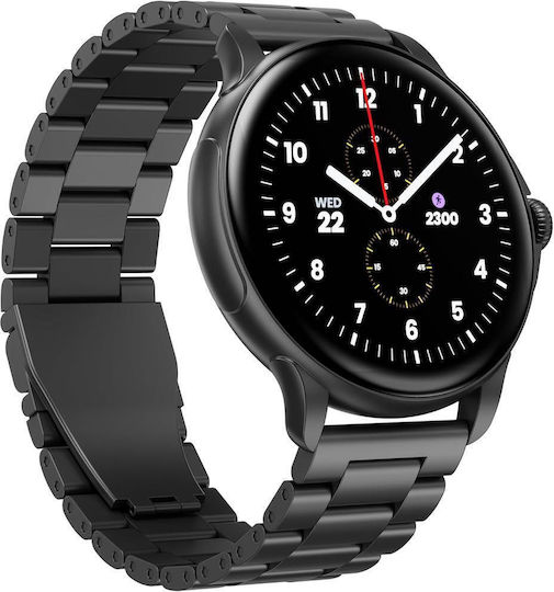 HMD Watch X1 46mm με Παλμογράφο (Gray Metallic)