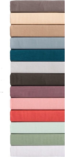 Kipper Sheet for Single Bed with Elastic 100x200+32cm. Green