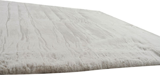 Polcarpet Rabbit Wohnzimmer Teppich Rund Pelzige Ecru 160cm
