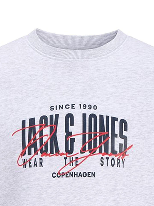 Jack & Jones Суитшърт White Melange