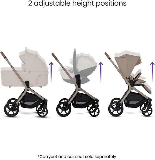 Breez Reversible 2 in 1 Stroller Suitable for Newborn Champagne 10.5kg SX2349.CP-DUO