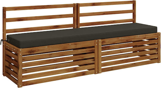 vidaXL Pernă pentru Bancă de Grădină Soest Antracit 2 Buc. 40x180 cm