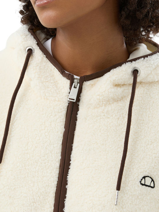 Nell Oro Fleece Women's Cardigan Ecru