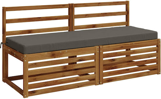 vidaXL Pernă pentru Bancă de Grădină Soest Gri 2 Buc. 50x150 cm