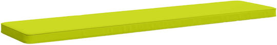 vidaXL Garden Bench Cushion Green 2 pcs 40x200 cm