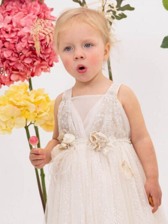 Bambolino Neraida Ecru Taufkleid