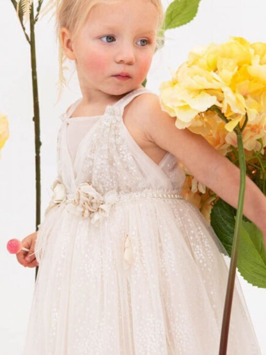 Bambolino Neraida Ecru Taufkleid