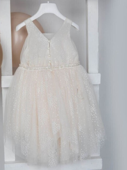 Bambolino Neraida Ecru Taufkleid