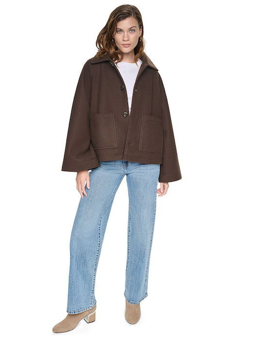 DKNY Παλτό Espresso