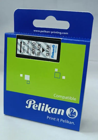 Pelikan Etikettendrucker-Band 23m x 9mm in Schwarz Farbe