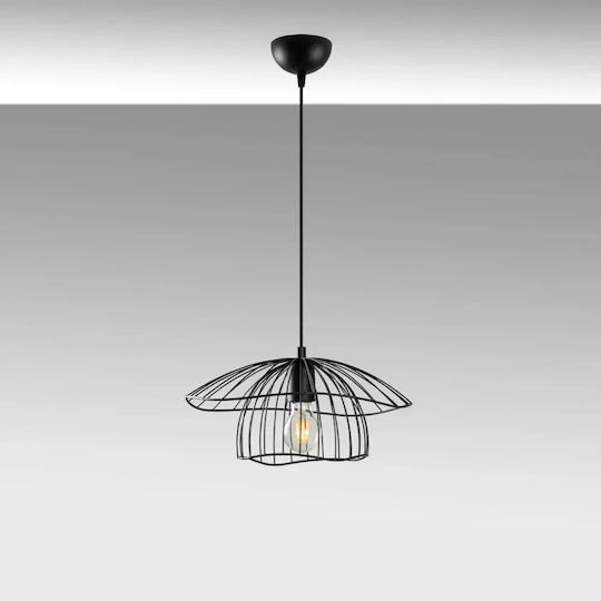 Opviq Mantar Black Pendant Ceiling Light with E27 Socket 35x35x112cm