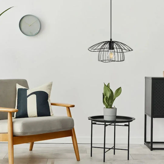Opviq Mantar Black Pendant Ceiling Light with E27 Socket 35x35x112cm