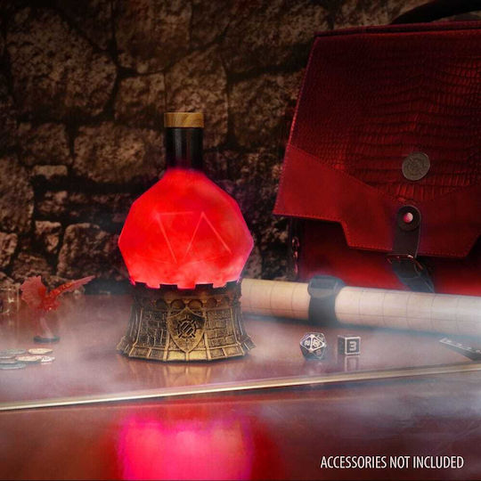 Enhance Decorative Lamp Bottle Red