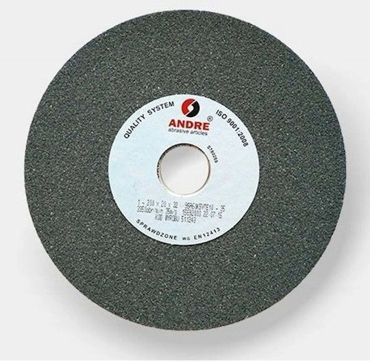 Andre Flat Grinding Wheel 150mm X 20mm X 20mm 95a60k5vte10-35 Gray "type 1"