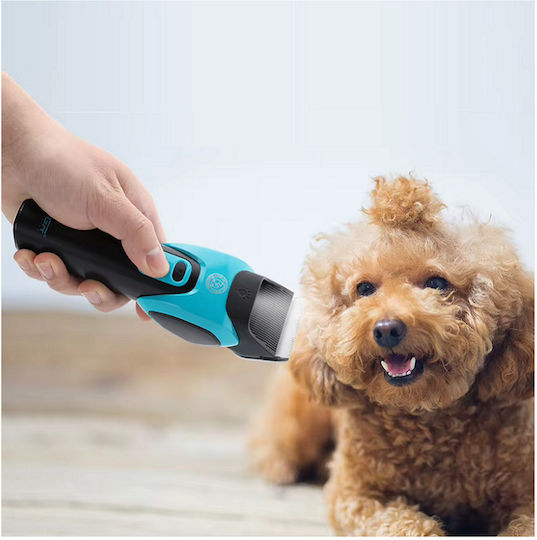 VGR Rechargeable Dog Grooming Clipper with Ceramic Blade and LED Indicator
