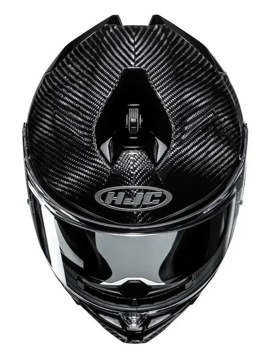 F72 Carbon Solid Black Full Face Motorcycle Helmet ECE 22.06 with Pinlock and Sun Visor