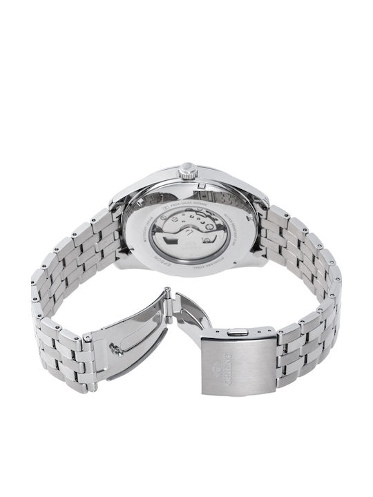 Contemporary Men's Watch 43.5mm Automatic with Silver Stainless Steel Bracelet