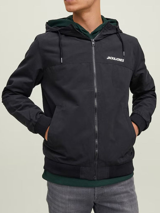 Jack & Jones Бомбър Яке Black