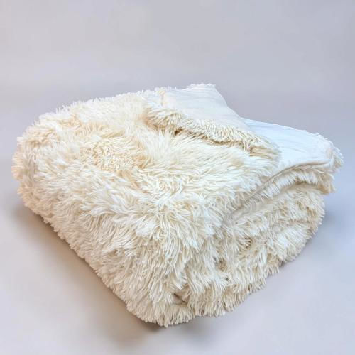 Linea Home Κουβερτοπάπλωμα Διπλό 210x230εκ. Hairy Εκρού