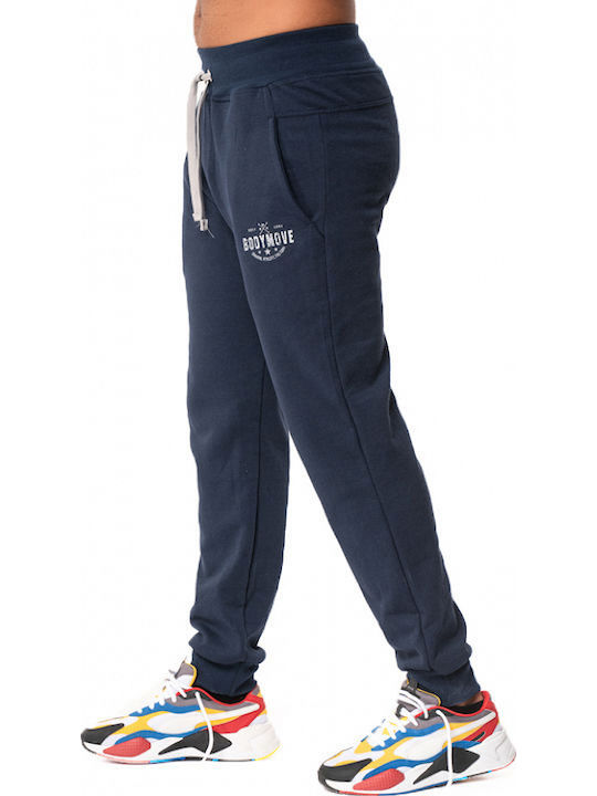 Navy Blue Sweatpants with Elastic
